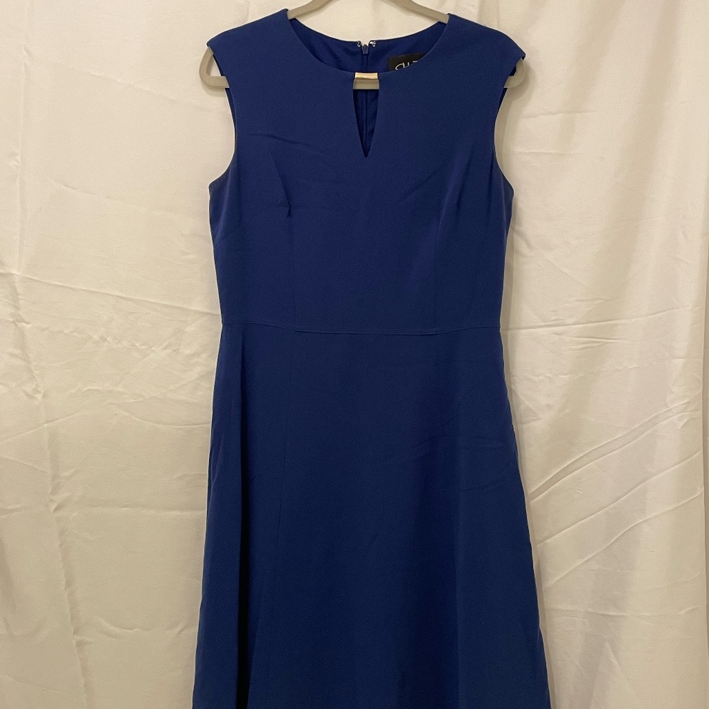 Blue Fitted Dress